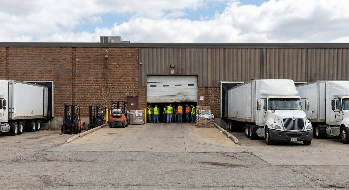 Loading dock door in Clinton Township causing operational slowdowns