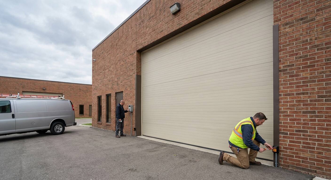 What to Do When Your Commercial Garage Door Won't Open