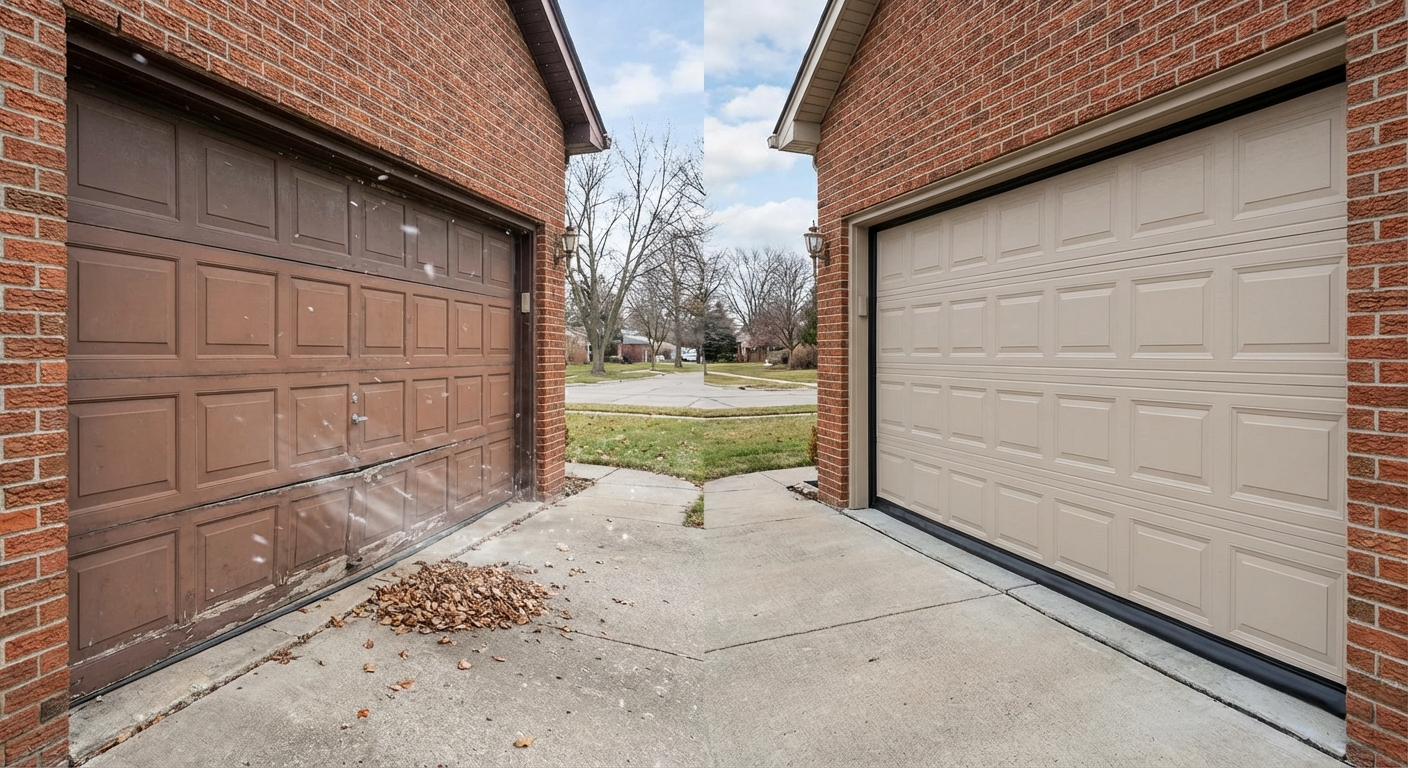 Weather stripping keeps St. Clair Shores garage doors sealed, energy efficient, and protected from pests and moisture.