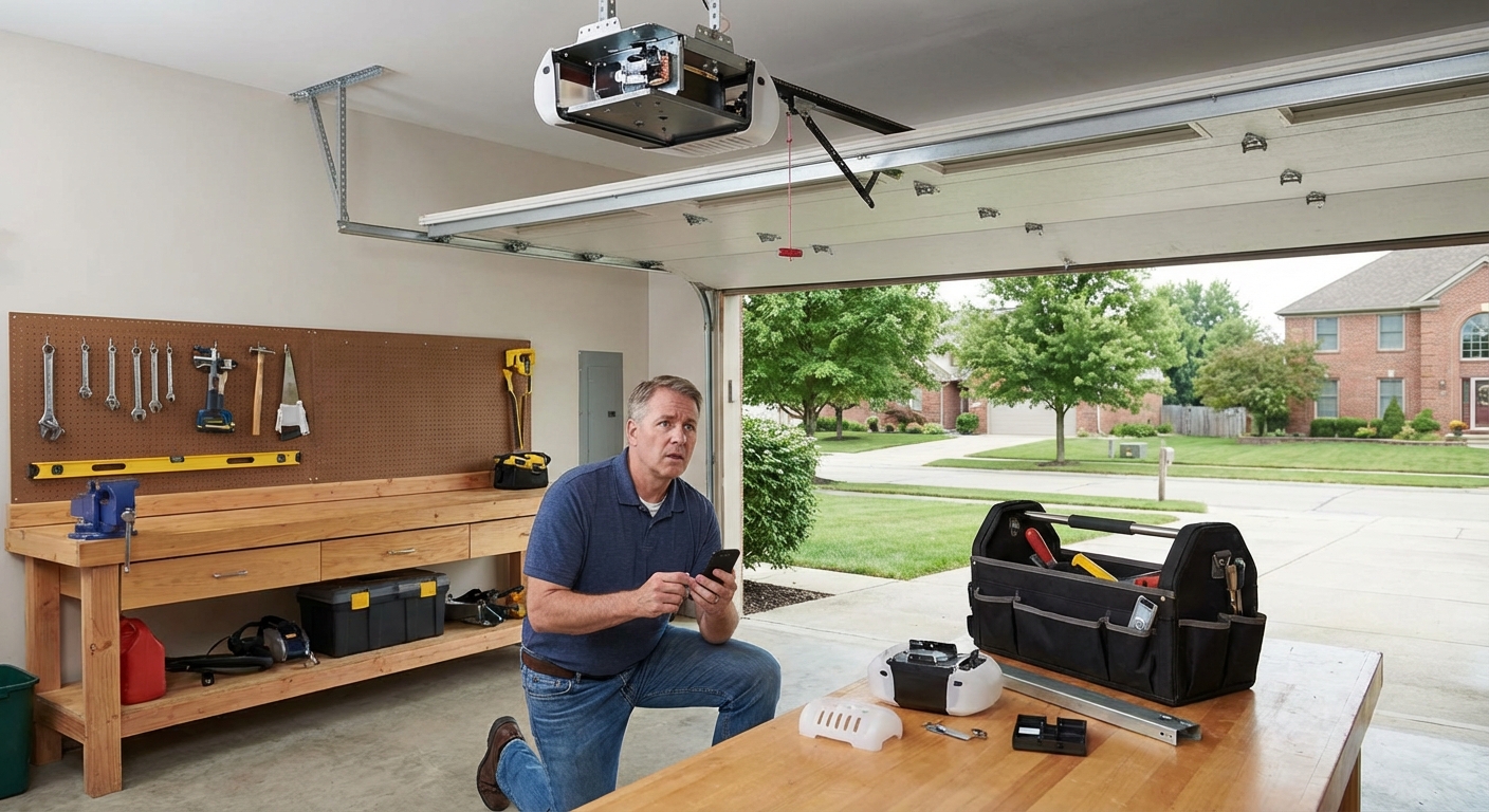 Garage door opener installation and maintenance for Clinton Township homeowners