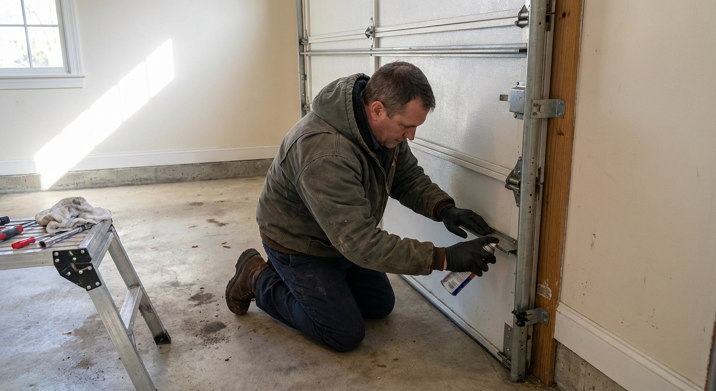 Garage door roller maintenance for quiet and smooth operation in Grosse Pointe