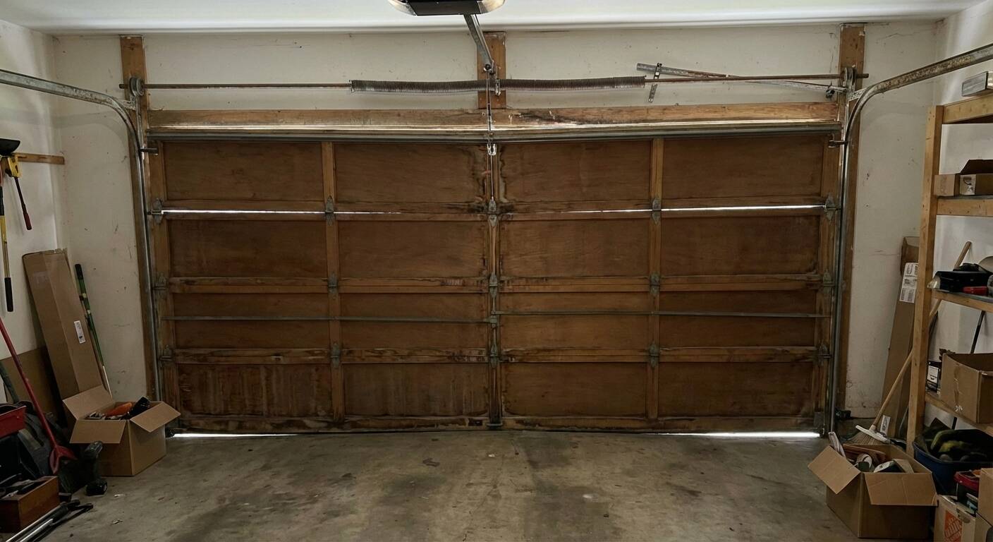 Why Garage Doors Start to Sag Over Time