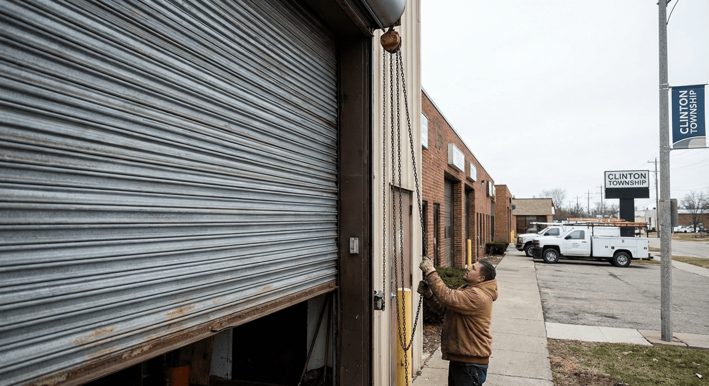 Manual garage doors as a practical option for commercial buildings