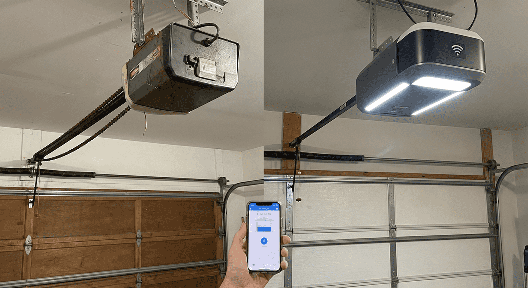 Garage door opener replacement in Clinton Township for improved safety and reliability